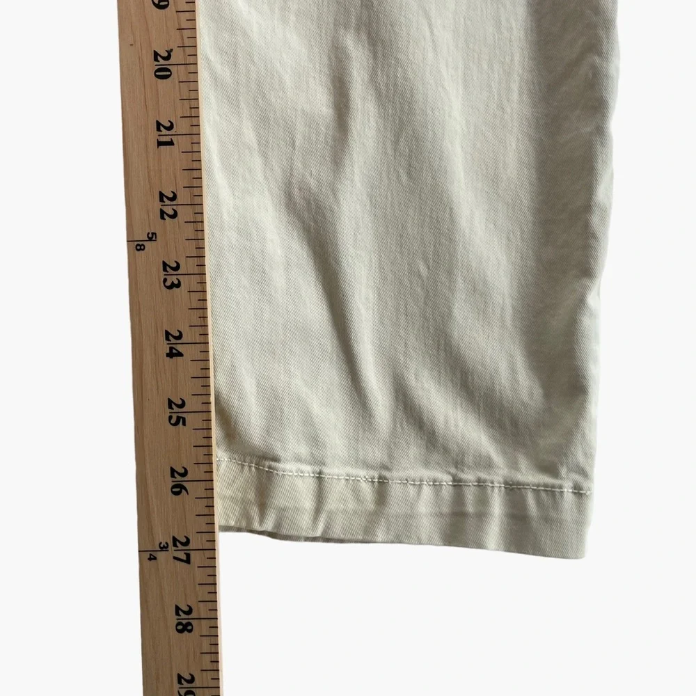 MOTHER Light Yellow YoYo Ruffle Greaser Ankle Pants - Picture 8 of 11